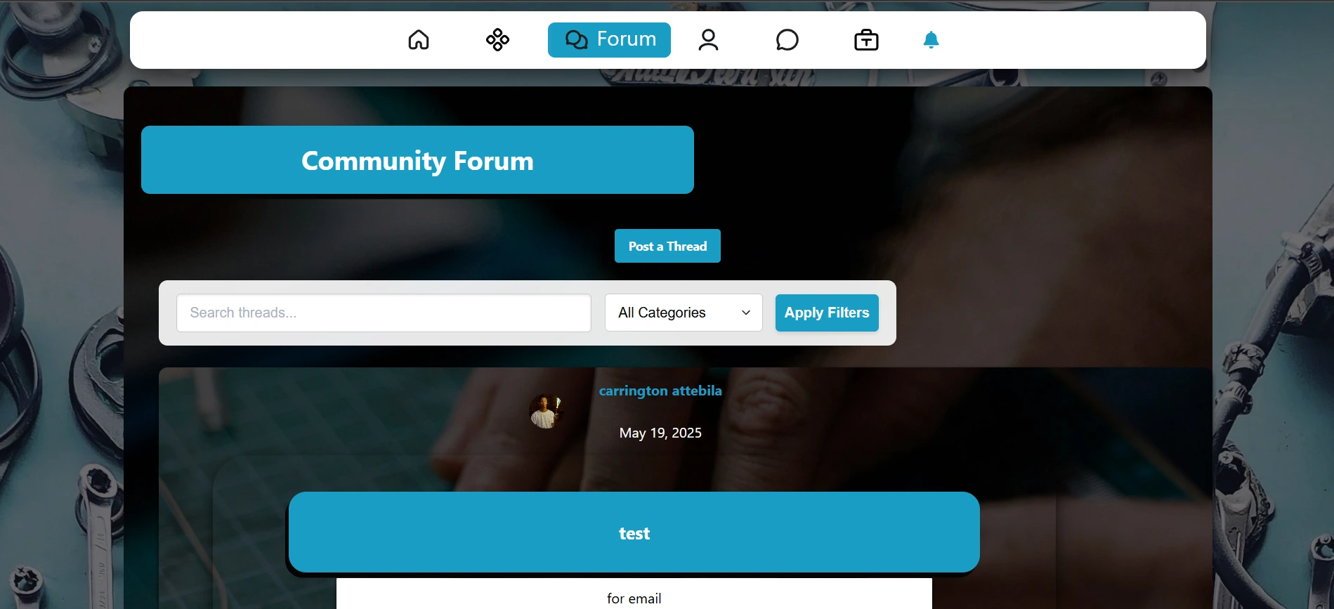 Aftermarket Toolkit API response in browser